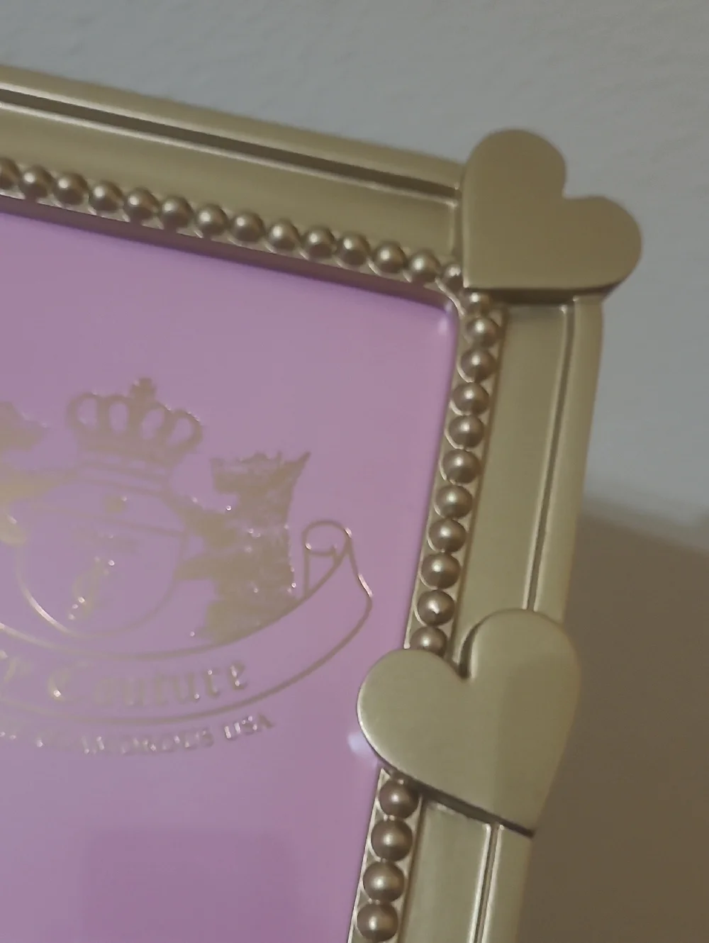 Juicy Couture Silver Heart Photo Frame - 5x7